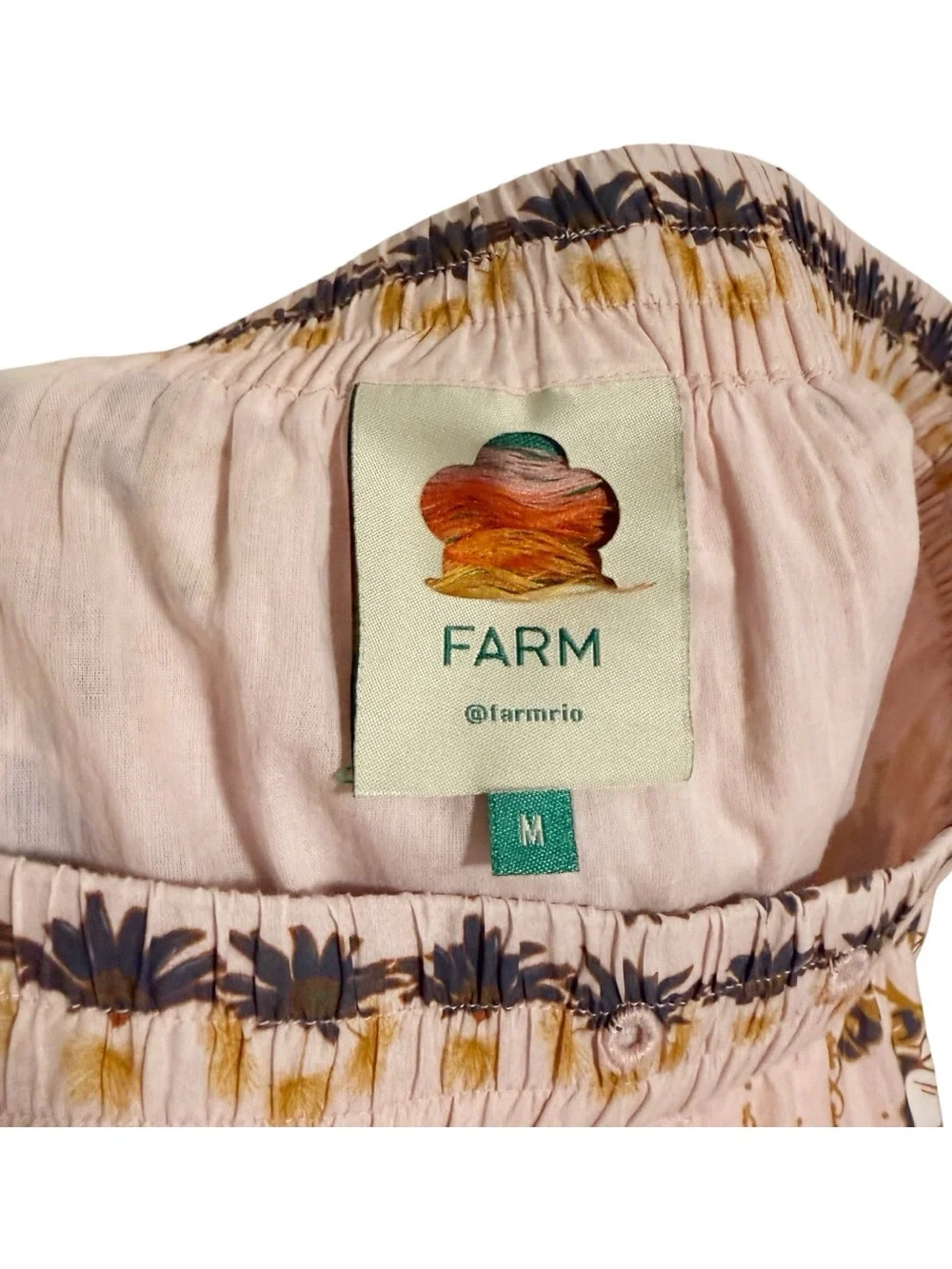 FARM Rio Pink Dream Garden Maxi Skirt Medium